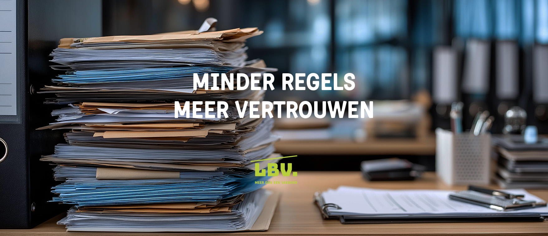 Minder regels, meer vertrouwen
