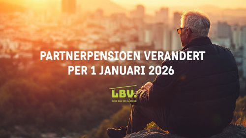 Partnerpensioen verandert per 1 januari 2026